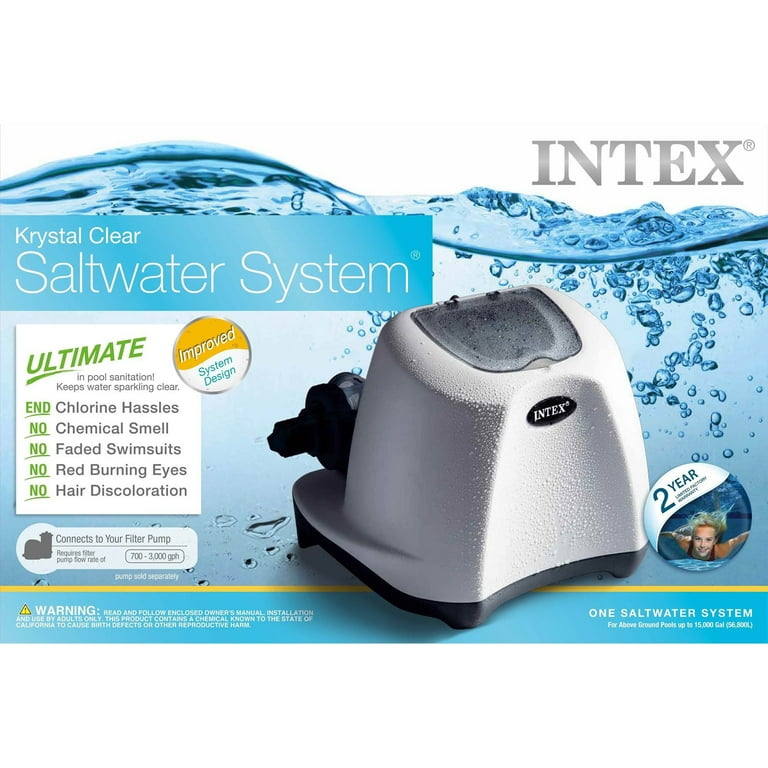 Intex 3000 GPH Sand Filter Pump and Saltwater System for Above Ground  Pools, 1 Piece - Kroger