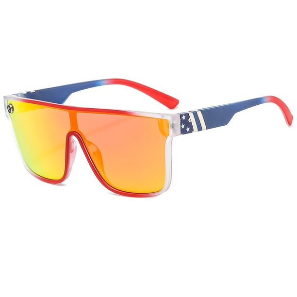 Gafas de sol coloridas, modernas y populares, antiultravioleta, antideslumbrantes, para adelgazar la cara, modernas para hombres y mujeres
