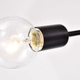 thumbnail image 4 of The Lighting Store Olalla 8-Light Black Sputnik Linear Flush Mount, 4 of 5