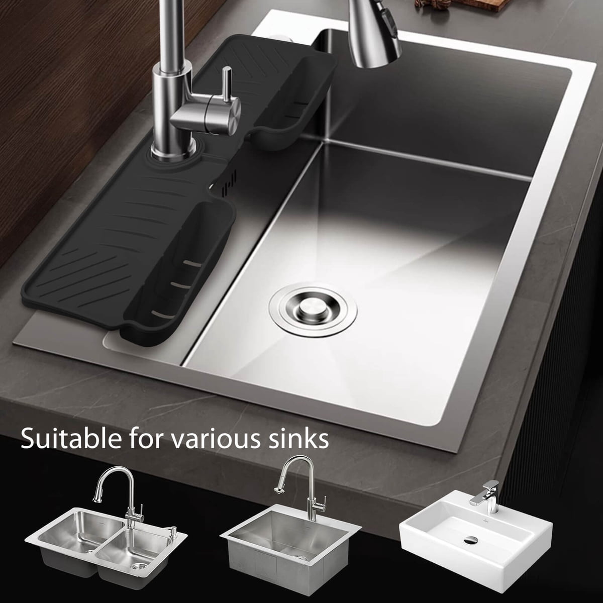 Tapis silicone pour cuisine et salle de bain