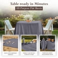 thumbnail image 2 of Utopia Bedding Flat Sheet - 1 Pack Queen, Grey - Soft Brushed Microfiber Fabric - Shrinkage & Fade Resistant Top Sheet - Easy Care Bed Sheet, 2 of 7
