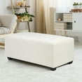 thumbnail image 2 of PiccoCasa Stretch Ottoman Cover Slipcover Furniture Covers Seasalt Large, 2 of 7