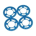 thumbnail image 1 of 4 Pièces Roue Anneau Roues de Jeu Pièces Mise à Niveau Composant Jante Bagues Extérieures Modification Remplacement pour TRX4 SCX10 90046 D90 Bleu, 1 of 8