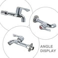 thumbnail image 4 of Washing Machine Faucet Double Water Outlet Mop Pool Brass Tap Outdoor Garden Faucet Fast Bidet Faucets Bathroom Accessories, 4 of 11