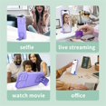 thumbnail image 3 of for Samsung Galaxy S23 Case with Slide Camera Cover, [Military Drop Protection] [Snug Touch] Hard Back and Soft Edge Phone Case with Stereo Bracket for Samsung Galaxy S23 6.1" LTT Purple, 3 of 18