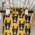 thumbnail image 3 of Boston Terrier Duvet Cover and Pillowcase Set for Single Bedding, Bedroom Accessories for Kids Teens, 3 of 5