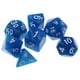 thumbnail image 1 of Dados Polihédricos de 7 Dados 16 Mm para Mazmorras Y Dragones Dados D20 D12 D10 D8 D6 Azul, 1 of 5