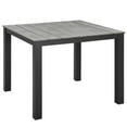 thumbnail image 6 of Modway Maine 3 Piece Outdoor Patio Dining Set in Brown Gray, 6 of 7