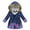 Blue, variant on Curuila Toddler Boys Girls Coats Long Sleeve Autumn Winter Cartoon Print Casual Jacket With Zipper Hooded Outwear Thicken Mid-Length Clothes Blue Size 2-3 Years