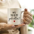 thumbnail image 3 of Godmother Announcement Proposal Gifts Coffee Mugs Mug,Godmother Gifts from Godchild Baptism,Will You Be My Godmother Double Side Printed Ceramic Mug Cup 11 Ounce, 3 of 4