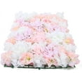 thumbnail image 5 of Miumaeov 12pcs Flowers Backdrop Panels Wall Pink Flower Photography Backdrop Wedding Background Floral Blossoms Roses Wall Artificial Hedges, Each Panel 24x16 Inch, 5 of 9