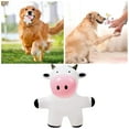 thumbnail image 2 of Dog Chew Toys Squeaky Interactive Pet Cow Shape Design Durable TPR Latex for Indoor Outdoor Play Puppy Teething Biting, 2 of 6