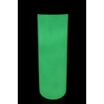 thumbnail image 1 of 20 oz Glow In The Dark Tumbler Straight Green Skinny Sublimation Stainless Steel, 1 of 6