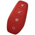 thumbnail image 1 of Becaristey Key Case By Byd Atto Easy Installation With High Protection Silicone Cover Car Waterproof TPU Made Red 9 x 5cm 1Set, 1 of 6