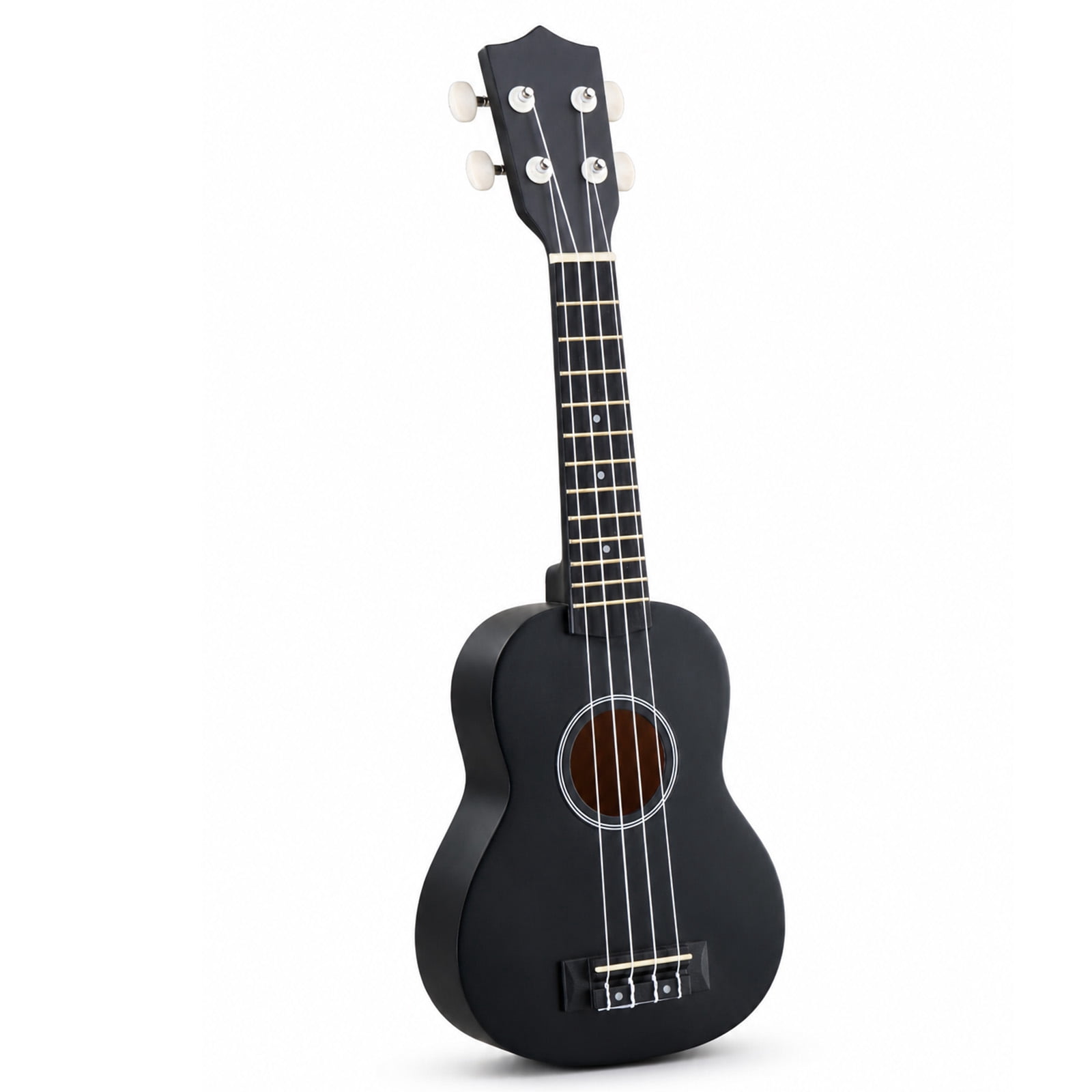 21 Inch Ukulele Beginner Kit with Bag Capo Strap Picks Tuner