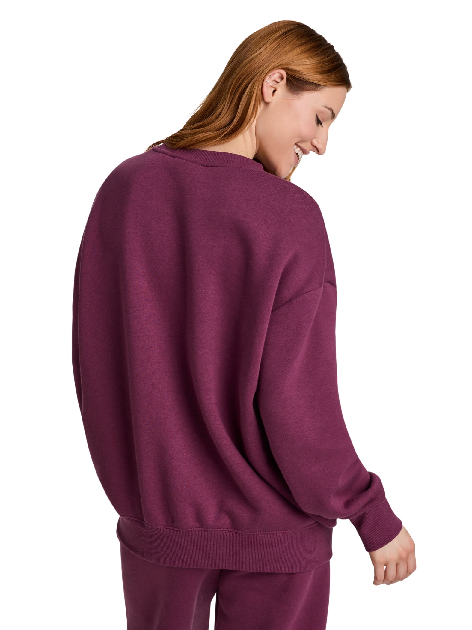Reebok Women's Game Day Fleece Oversize Crewneck Sweatshirt, Size XS-4X