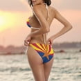 thumbnail image 5 of FREEAMG Arizona State Flag USA Sexy Two Piece Bikini Swimsuit Swimwear Set for Women, 5 of 6