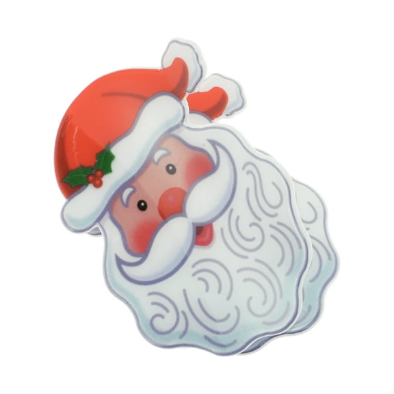 Unique Bargains 1 Pc Christmas Hair Clips Cherry Old Man Hairdo Clip for Christmas 2.76"x1.97"x1.97" Red White