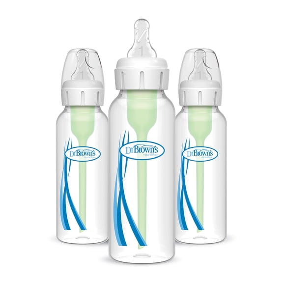 Dr. Brown's Options Narrow Baby Bottle, 8 oz/250 ml, 3-Pack