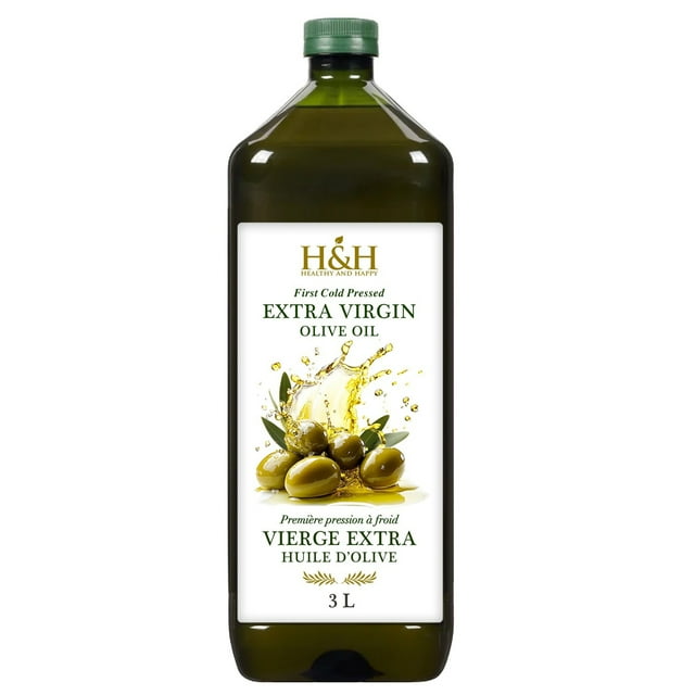 Healthy & Happy Extra Virgin Olive Oil 3L, First Cold Pressed