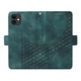 thumbnail image 6 of ELEHOLD For iPhone 11 Leather Wallet Phone Case, Embossed Diamond Folio Flip Cover, Card Holder Cash Slot, Stand Support, Wrist Strap Lanyard -Green, 6 of 10