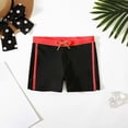 thumbnail image 2 of HCNTES Boys Swim Trunks Toddler Swim Shorts Little Boys Bathing Suit Swimsuit Toddler Boy Swimwear(Red,6-7 Years), 2 of 6