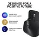 thumbnail image 5 of Ratón Logitech MX Master 3S negro multidispositivo Bluetooth, 5 of 9