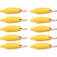 thumbnail image 1 of HUGFEGWE 10 Pcs Pinces Crocodile 5A, Pinces de Test Électriques Crocodile Jumper avec Couvercle Isolant Protecteur Jaune CA919-116065, 1 of 6