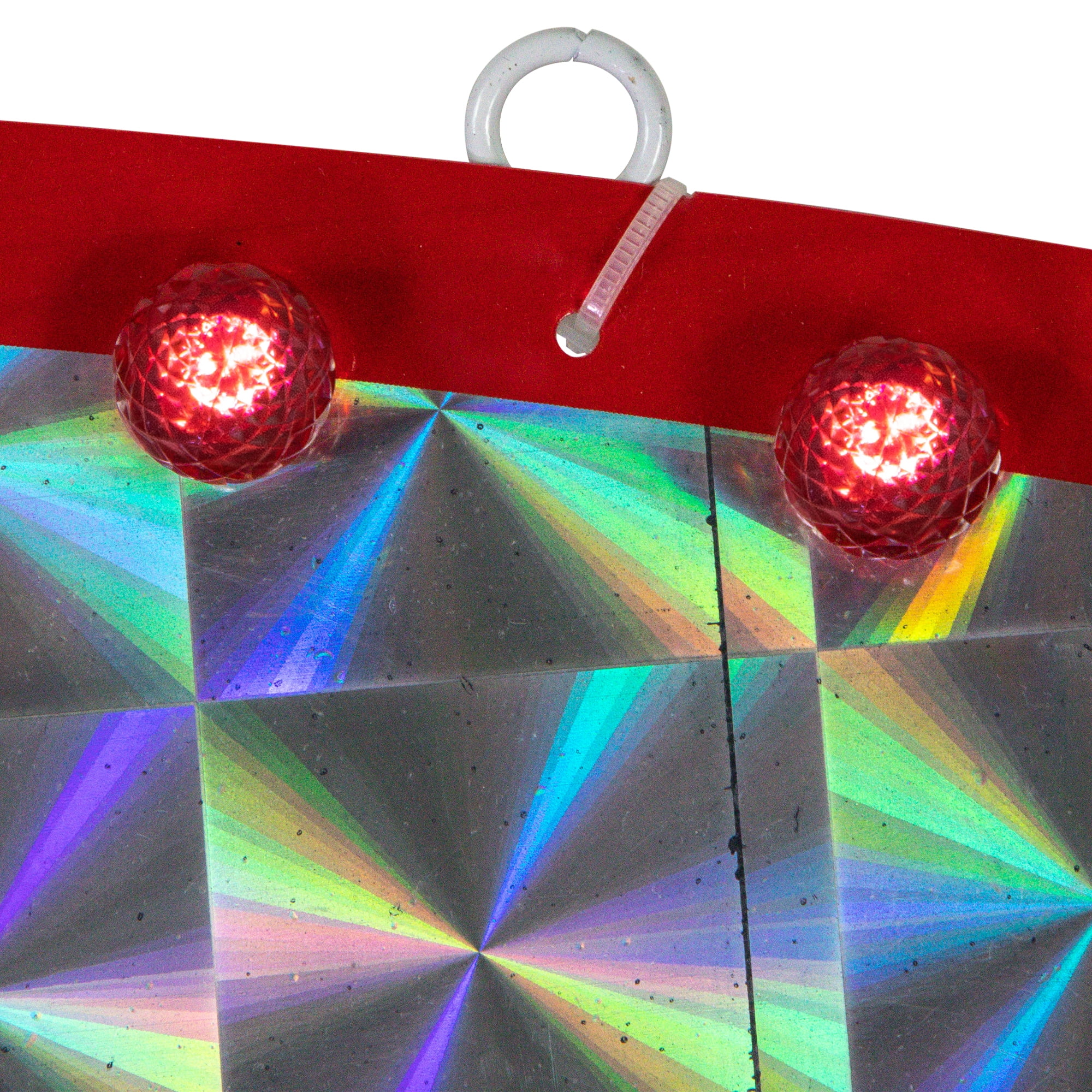 Northlight 43" LED Lighted Holographic Jesus is the Reason Outdoor Christmas Sign