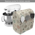 thumbnail image 2 of Winter Stand Mixer Cover, Retro Style Christmas Pattern with Various Gentle Snowflake Motifs Vintage Pastel, Kitchen Appliance Organizer Bag Cover with Pockets, 5 Quarts, Multicolor, by Ambesonne, 2 of 4