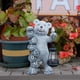 thumbnail image 2 of Garden Bear Statue Solar LED Bear Statue Welcome Sign Decor Ornaments, 2 of 5