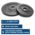thumbnail image 2 of Discos de peso de hierro fundido Yes4All, set de 2 x 5 lb + 2 x 10 lb, 2 of 6