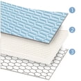 thumbnail image 6 of Summer Ice Silk Mattress Topper 3 Piece Set, Cooling Latex Pillow Top Pad for Dorm, Breathable Nylon Spandex Bed Cover for AC Room, Soft Washable Sheet Set for Hot Sleepers, 6 of 8