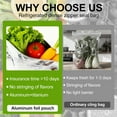 thumbnail image 7 of 30PCS YUSUIYI Reusable Aluminum Foil Storage Ziploc Freezer Bags,Thicken Stand Up Vacuum Zipper Pouches with Label and Zip Lock for Vegetable Fruit Meat, 7 of 7