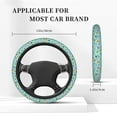 thumbnail image 5 of Gaeub World Travel1 Breathable Stretch Elastic Steering Wheel Cover, Cool in Summer and Warm in Winter, Universal 15 inch, 5 of 8