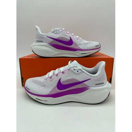Nike Air Zoom Pegasus 41 Women's Size 11 White Purple Running Shoes FD2723 103