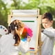 thumbnail image 2 of Art Easel Joyooss para niños con pizarra blanca magnética y pizarra, 2 of 8