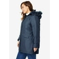 thumbnail image 6 of Woman Within Plus Size Faux Fur Down Parka Coat, 6 of 6