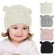 thumbnail image 1 of Worallymy invierno bebé infantil lindo gorro de punto niña bebé niño sombrero de punto cálido con guantes Worallymy JD735813243, 1 of 7