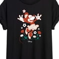 thumbnail image 3 of Disney - Minnie Flowers - Juniors Ideal Flowy Muscle T-Shirt, 3 of 5