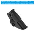 thumbnail image 5 of Uxcell Lounge Chair Seat Latch Hinge, Fixed Catch Lock and Release for Recliner Beach Chair, Black 3 Set, 5 of 6