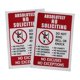 thumbnail image 2 of 2pcs Absolutely No Soliciting Door Sign Do Not Ring Bell Sign Front Door Sign, 2 of 2