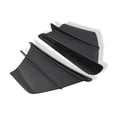 thumbnail image 2 of Sidaley 1 par de piezas de alerón de modificación Universal con estilo de ala lateral de motocicleta Accesorios para motos Schwarz Sidaley VI015236-01B, 2 of 6