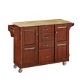 thumbnail image 1 of Homestyles Chariot de Cuisine Marron, 1 of 2
