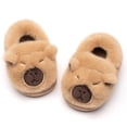 thumbnail image 2 of Drecage Toddler Kids Cute Capybara Slippers Boys Girls Winter Warm Fuzzy Bedroom House Shoes, 2 of 5
