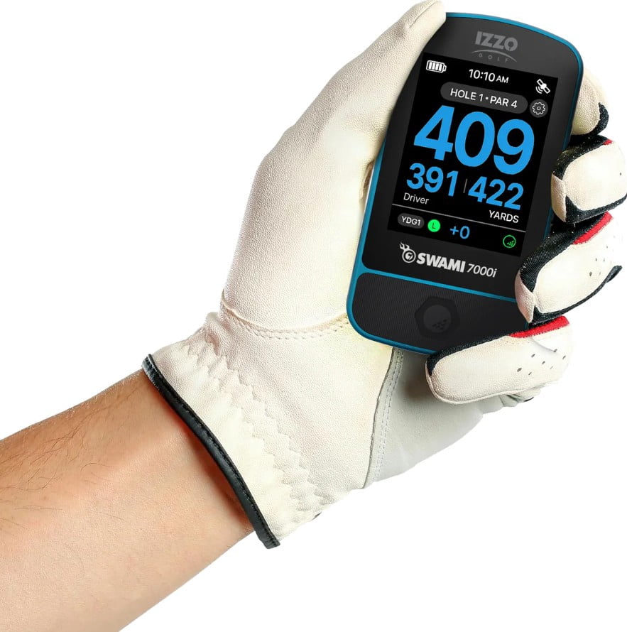 IZZO Swami Golf GPS Rangefinder - Color Display & Scorekeeper, Blue