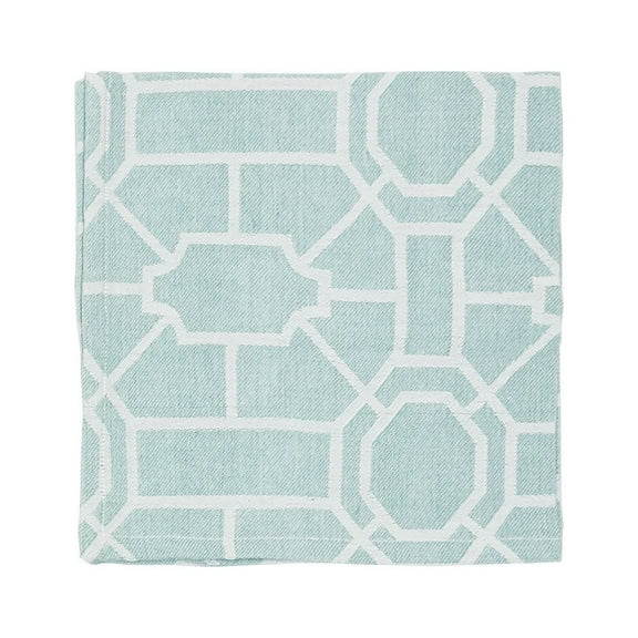 Trellis Sea Glass Cotton Napkin Set of 6