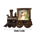 thumbnail image 3 of Christmas Train Tabletop Holiday Centerpiece Xmas Ornament Desktop Display Festive Party Home Decoration Winter Themed, 3 of 6