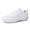 White, variant on YOURDIARY White Cheer Shoes for Women Cheerleading Shoes Womens Youth Training Athletic Flats Lightweight Breathable Comfortable Fabric