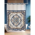 thumbnail image 4 of 3 Piece Sage Green Flowers Kitchen Curtain Valance and Tiers Set Branches Plants Rod Pocket Tier Curtain 36 Inch Small Window Drapes for Living Room Bedroom Cafe Home Decor, 4 of 8